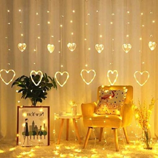 Hanging Lights Heart | Home Decoration