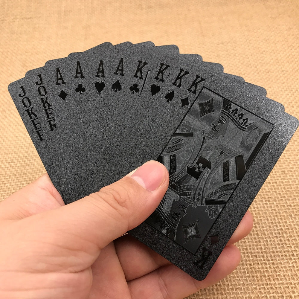 Black Playing Cards - Plastic  Online Gifts Delivery in India