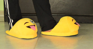 Emoji Plush Slippers - The ShopCircuit
