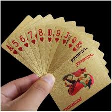 Gold Playing Cards - Plastic - The ShopCircuit