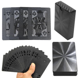 Black Playing Cards - Plastic - The ShopCircuit