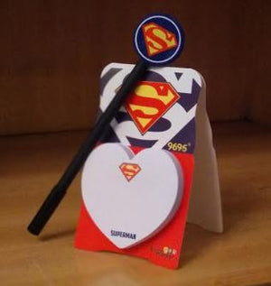 Sticky Notepad with Pen - Superhero - The ShopCircuit