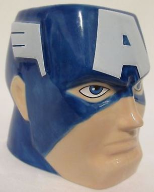Captain America Head Mug