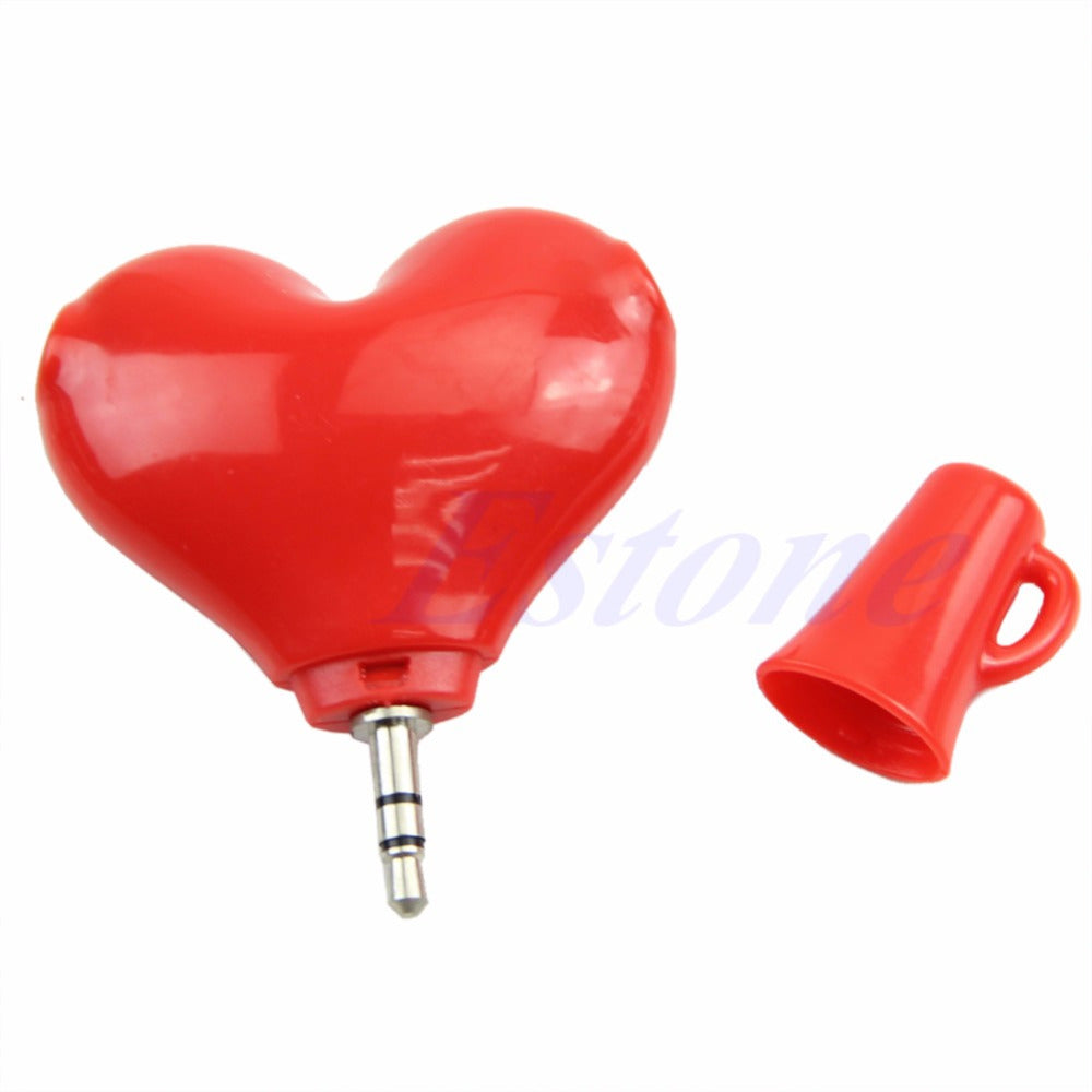 Heart shape Headphone Splitter - The ShopCircuit